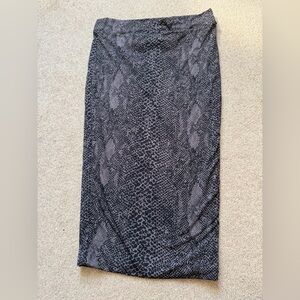 Acacia Swimwear Umalas Skirt Black Snake Print Size S with Tag